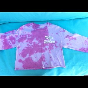 Long sleeve crop top
